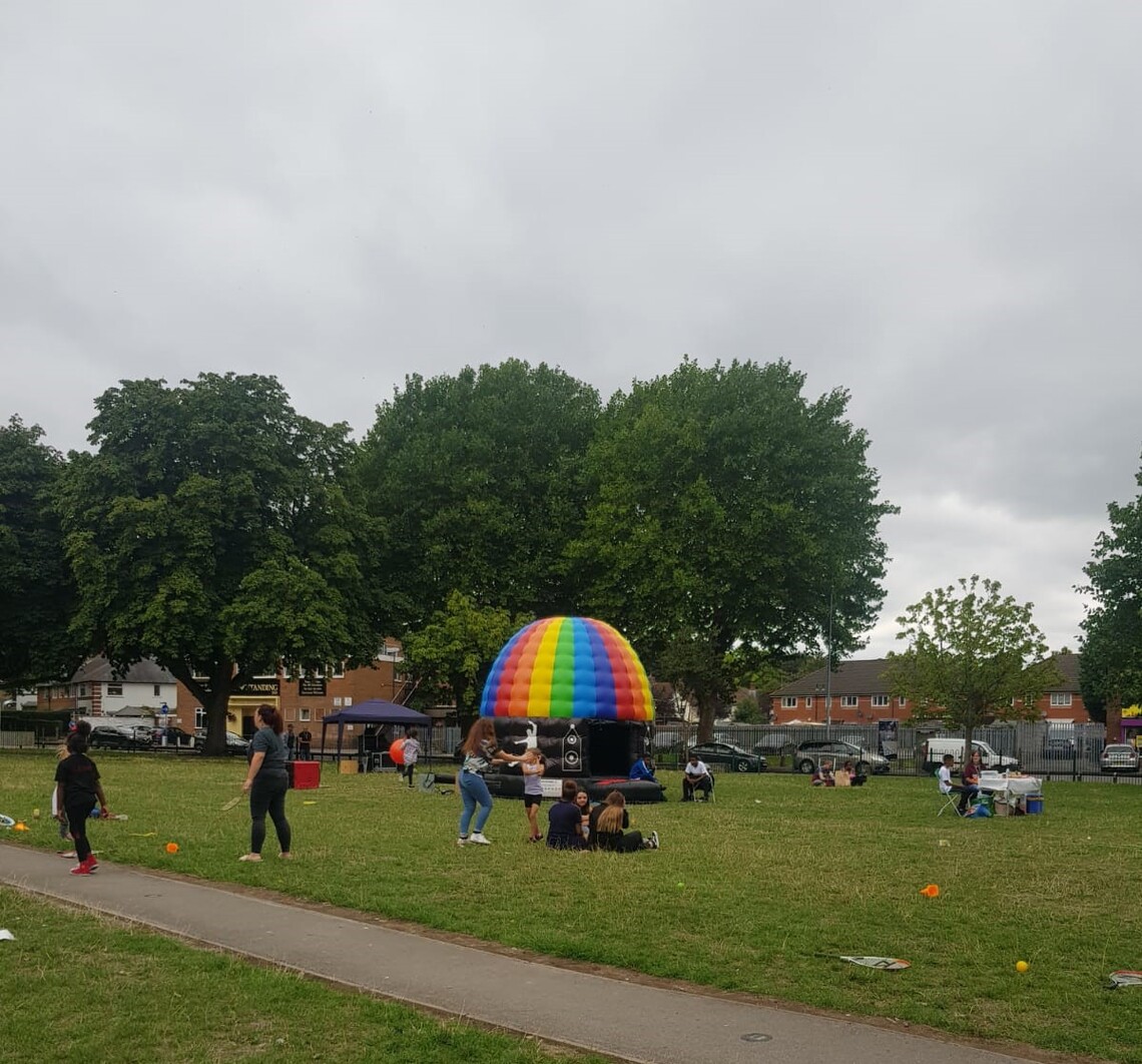 Picnic in the Park Bouncy Castle and Activiites