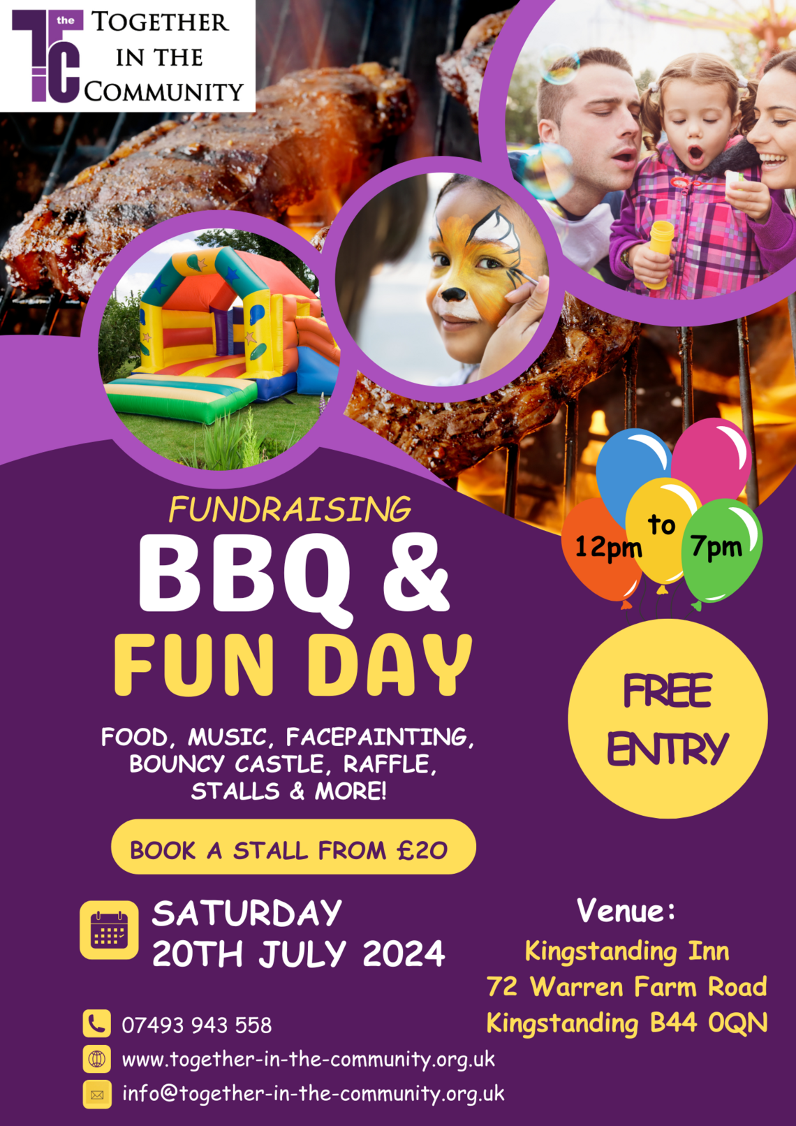 TiCs BBQ and Fun Day Flyer 2024