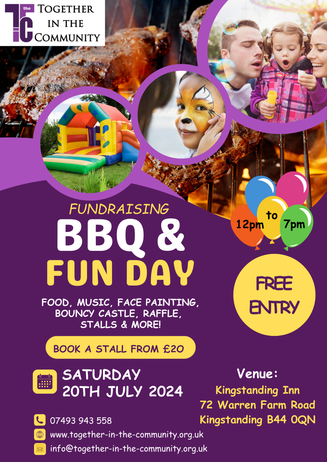 TiCs BBQ and Fun Day Flyer 2024