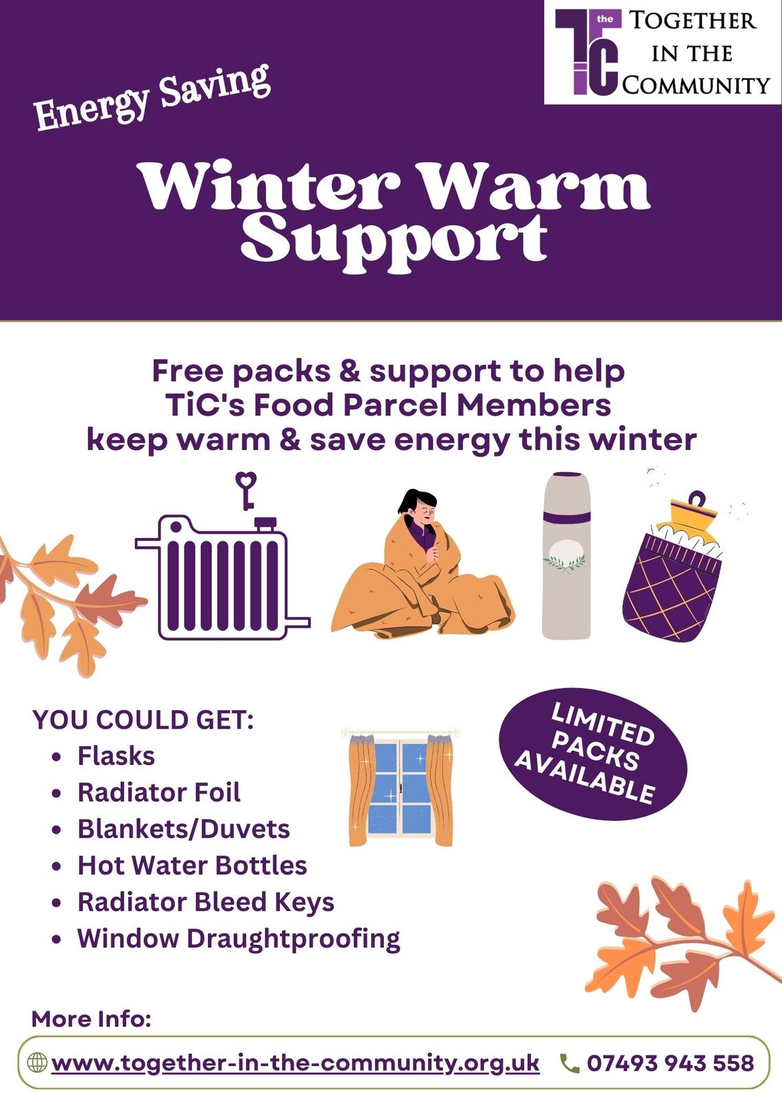 Winter Warm Packs Flyer